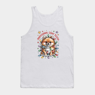 Pomeranian-Christmas-Dogs Tank Top