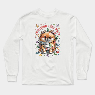 Pomeranian-Christmas-Dogs Long Sleeve T-Shirt
