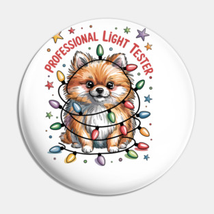 Pomeranian-Christmas-Dogs Pin