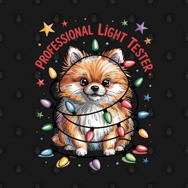 Pomeranian-Christmas-Dogs by JessArty