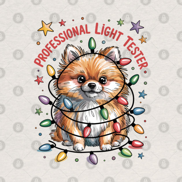 Pomeranian-Christmas-Dogs by JessArty