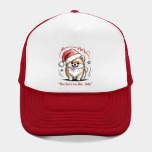 Pomeranian-Christmas-Dogs Hat