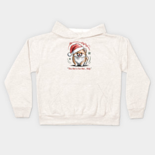 Pomeranian-Christmas-Dogs Kids Hoodie