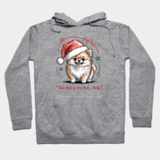 Pomeranian-Christmas-Dogs Hoodie