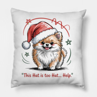Pomeranian-Christmas-Dogs Pillow