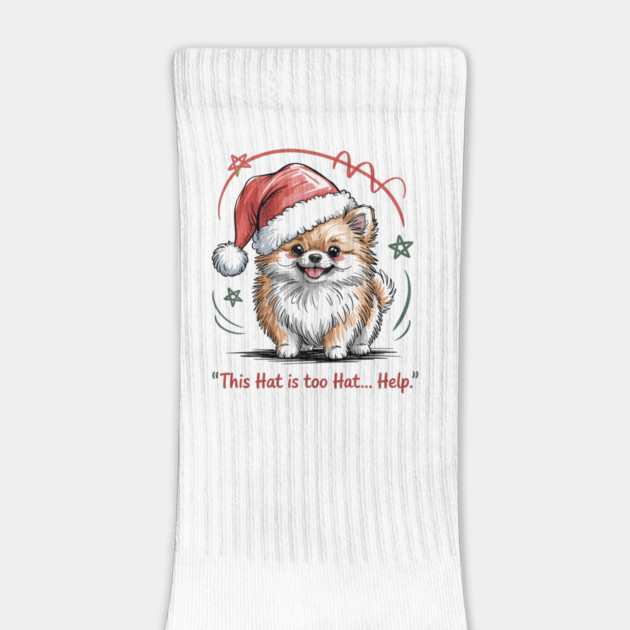 Pomeranian-Christmas-Dogs by JessArty