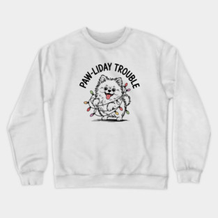 Pomeranian-Christmas-Dogs Crewneck Sweatshirt