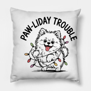 Pomeranian-Christmas-Dogs Pillow