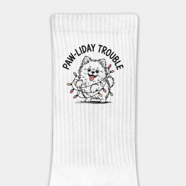 Pomeranian-Christmas-Dogs by JessArty