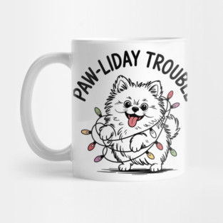 Pomeranian-Christmas-Dogs Mug