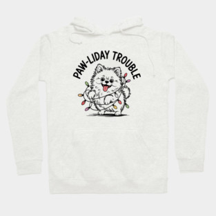 Pomeranian-Christmas-Dogs Hoodie