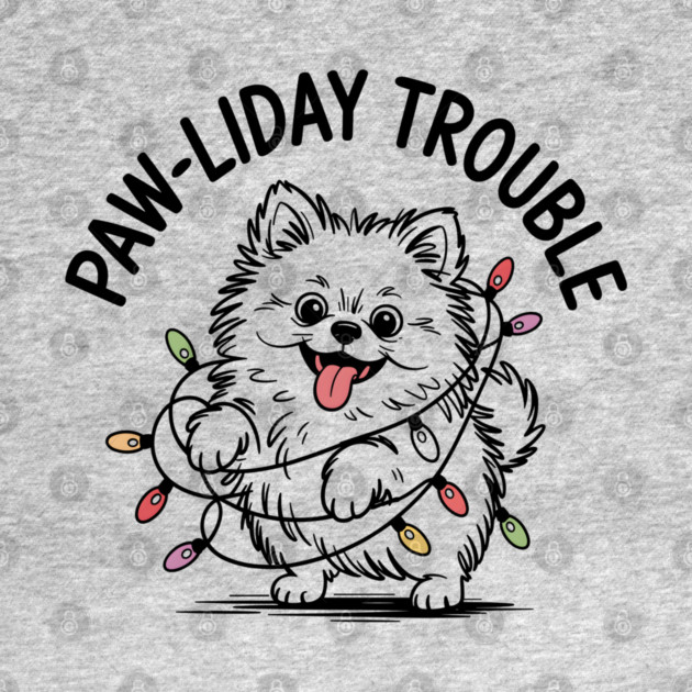 Pomeranian-Christmas-Dogs by JessArty