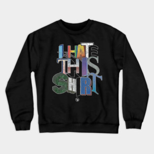 Retro WordArt Crewneck Sweatshirt