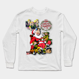 Santa and His Elves Long Sleeve T-Shirt
