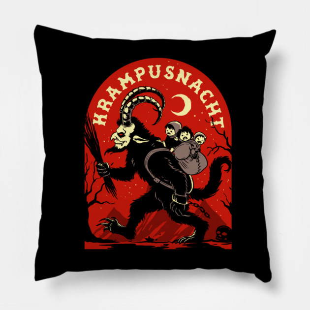 Krampusnacht Pillow by GoshWow®