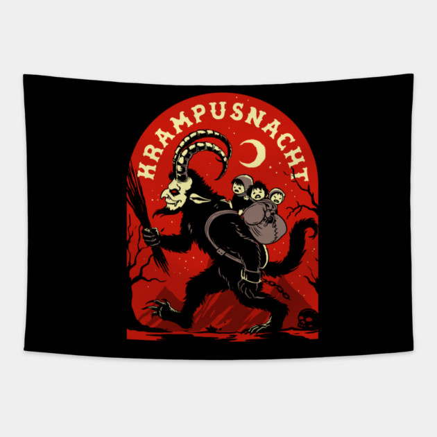 Krampusnacht Tapestry by GoshWow®
