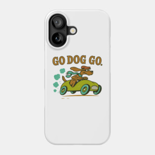 Go Dog Go! – Vintage Racing Pup Phone Case