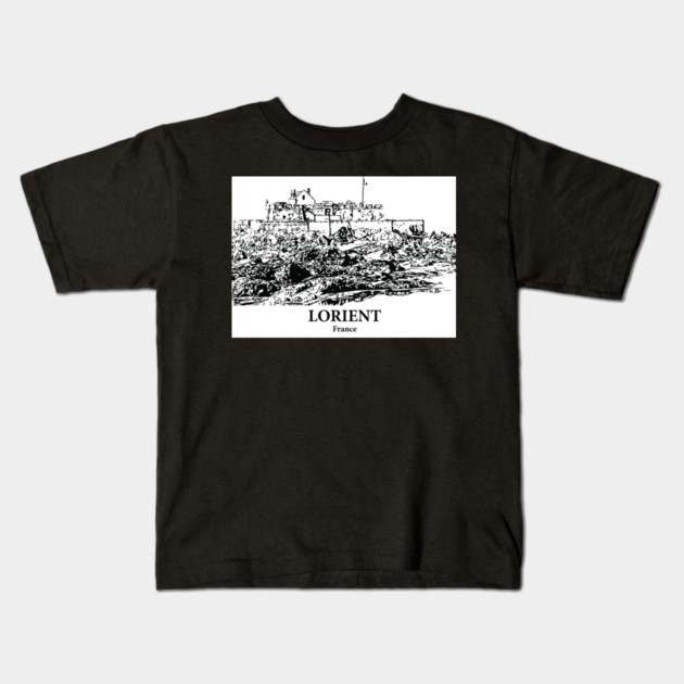 Lorient - France Kids T-Shirt by Lakeric