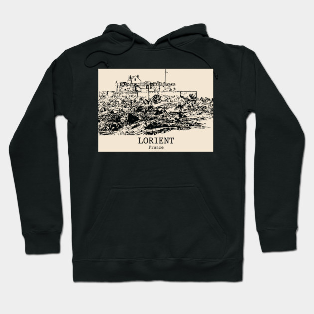 Lorient - France Hoodie by Lakeric