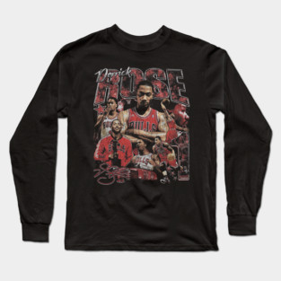 Derrick Rose Collage Long Sleeve T-Shirt