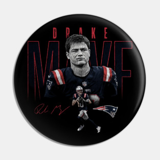 Drake Maye, Patriots Pin