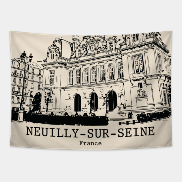 Neuilly-sur-Seine - France Tapestry by Lakeric