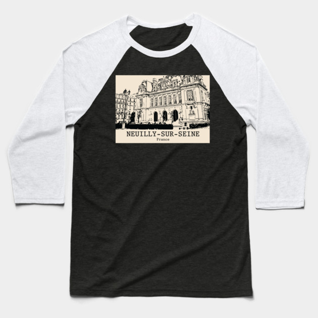 Neuilly-sur-Seine - France Baseball T-Shirt by Lakeric