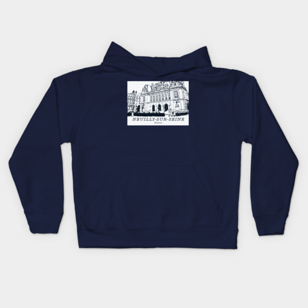Neuilly-sur-Seine - France Kids Hoodie by Lakeric