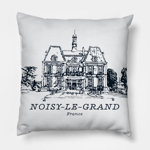Noisy-le-Grand - France Pillow by Lakeric