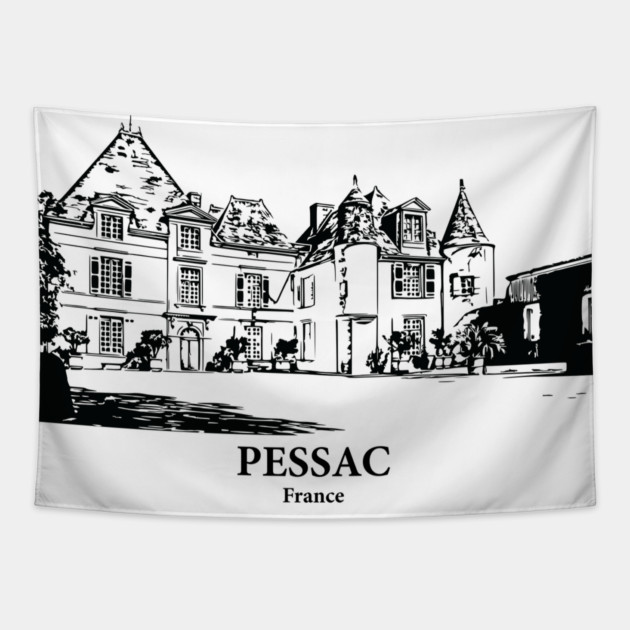 Pessac - France Tapestry by Lakeric