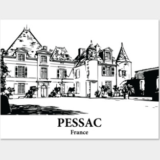 Pessac - France Posters and Art