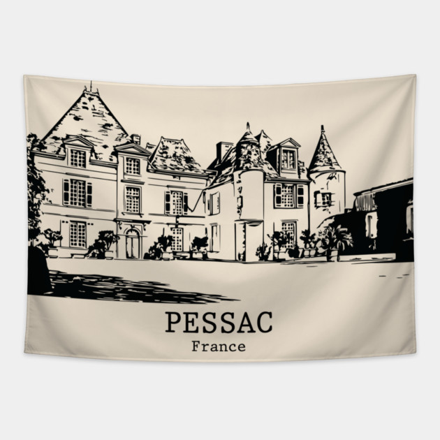 Pessac - France Tapestry by Lakeric