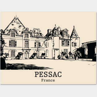 Pessac - France Posters and Art
