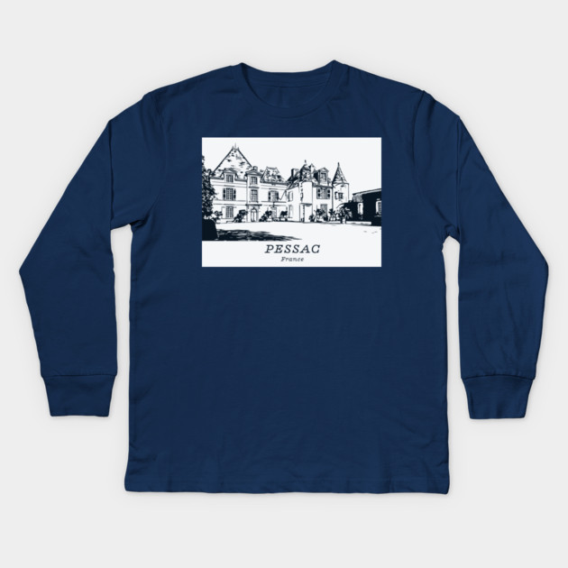 Pessac - France Kids Long Sleeve T-Shirt by Lakeric