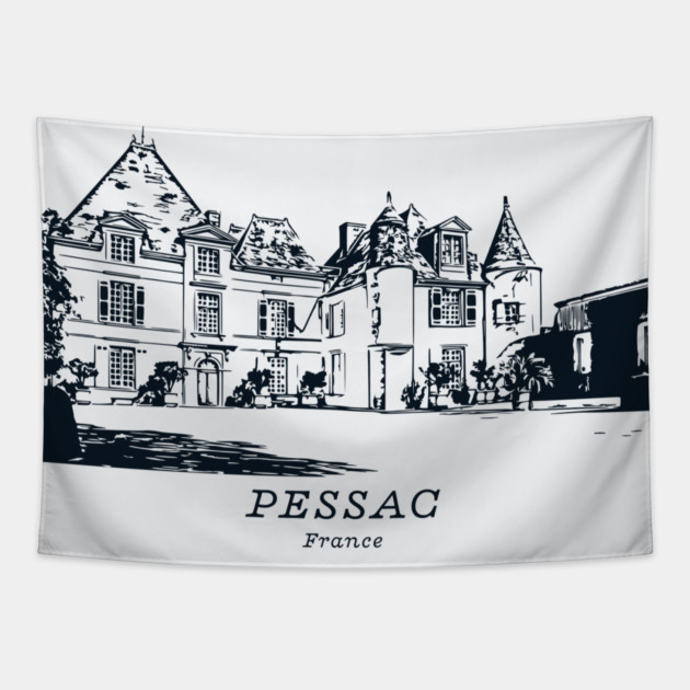 Pessac - France Tapestry by Lakeric