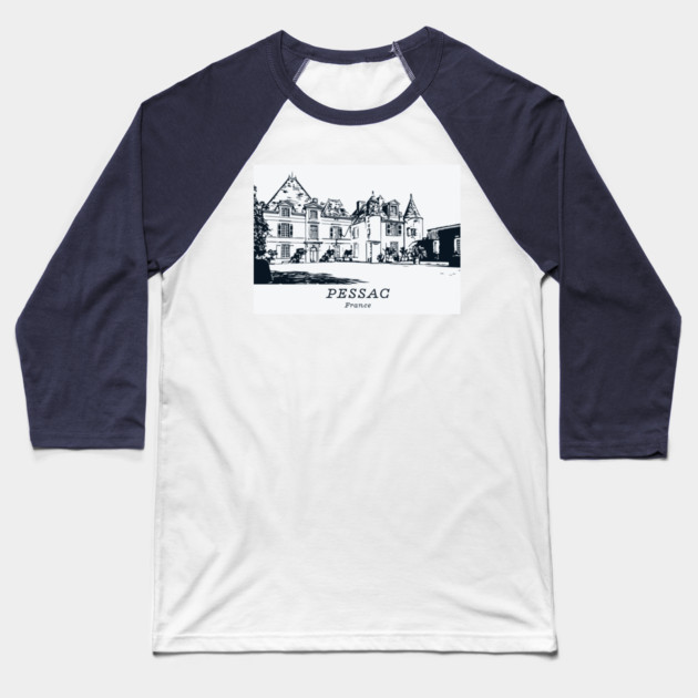 Pessac - France Baseball T-Shirt by Lakeric