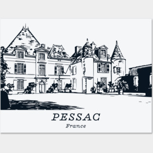 Pessac - France Posters and Art