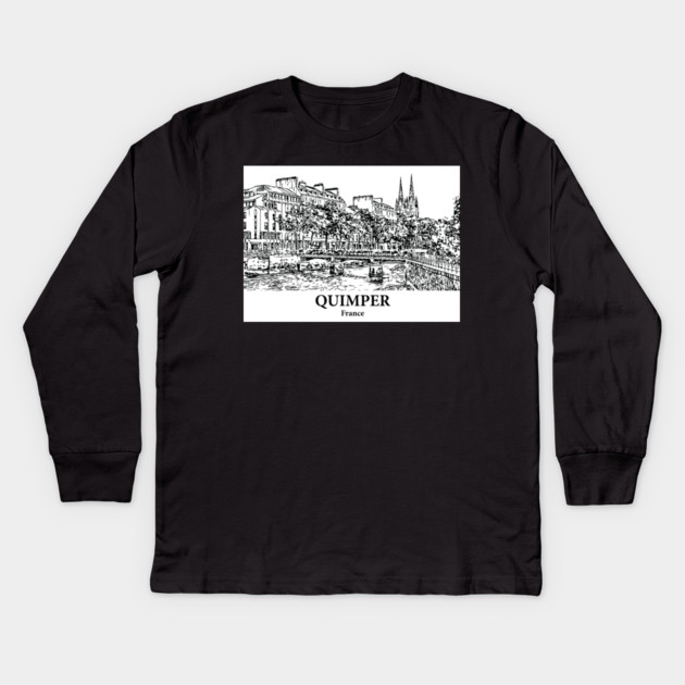 Quimper - France Kids Long Sleeve T-Shirt by Lakeric