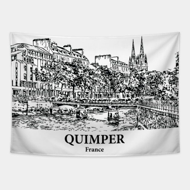 Quimper - France Tapestry by Lakeric