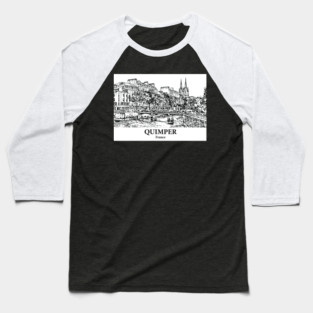 Quimper - France Baseball T-Shirt
