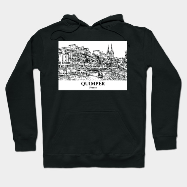 Quimper - France Hoodie by Lakeric