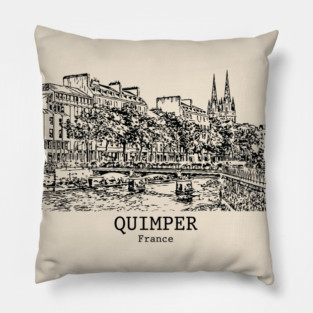 Quimper - France Pillow