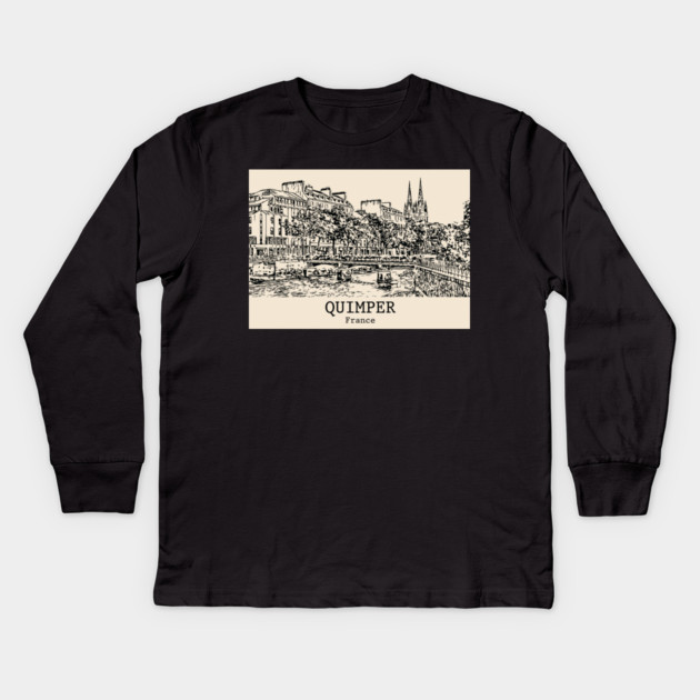 Quimper - France Kids Long Sleeve T-Shirt by Lakeric