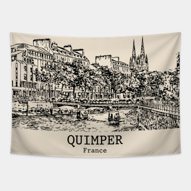 Quimper - France Tapestry by Lakeric