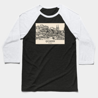 Quimper - France Baseball T-Shirt
