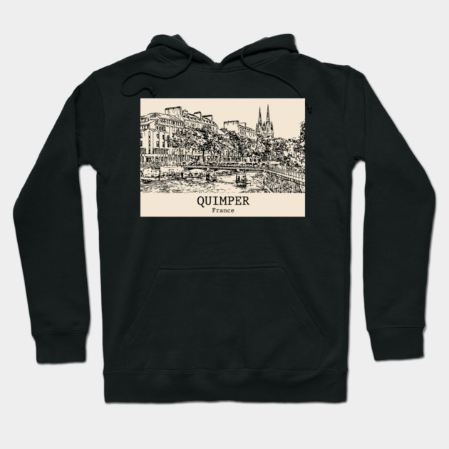 Quimper - France Hoodie by Lakeric