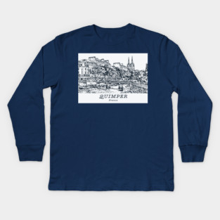 Quimper - France Kids Long Sleeve T-Shirt