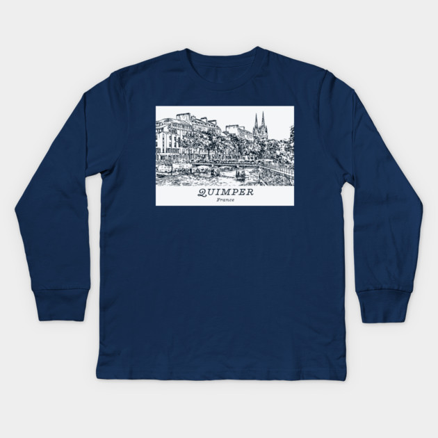 Quimper - France Kids Long Sleeve T-Shirt by Lakeric