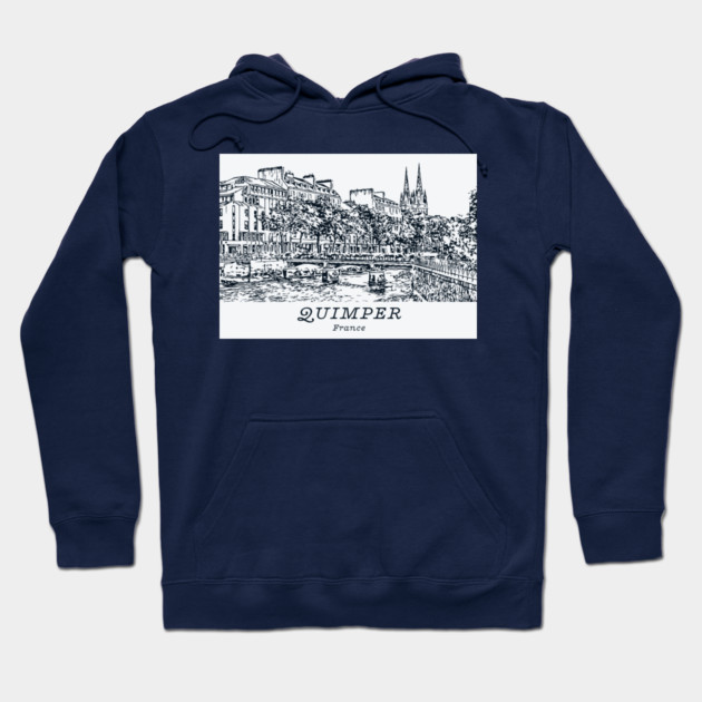 Quimper - France Hoodie by Lakeric