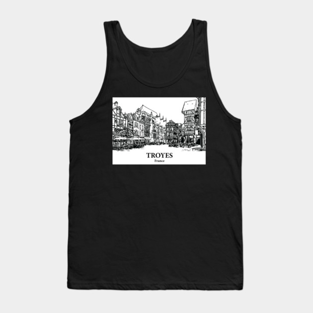 Troyes - France Tank Top by Lakeric